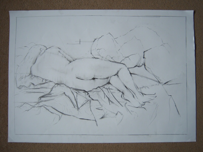 Photo - Life Drawing - Early Work 1998 - For Sale - © Sarah Myerscough