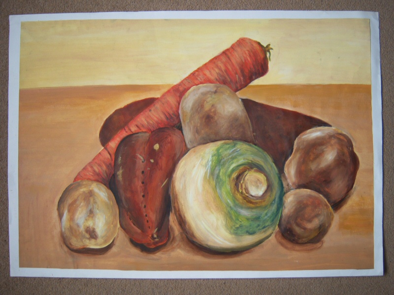 Photo - Vegetable Still Life - Early Work 1998 - For Sale - © Sarah Myerscough
