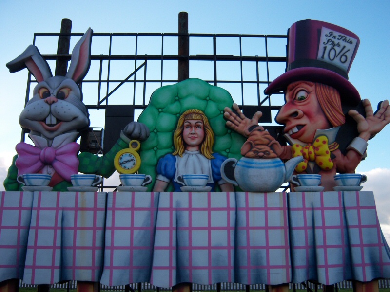 Photo - Alice in Wonderland at the Mad Hatter\'s Tea Party - Alice in Wonderland 2006 - Blackpool Illuminations Gallery - © Sarah Myerscough