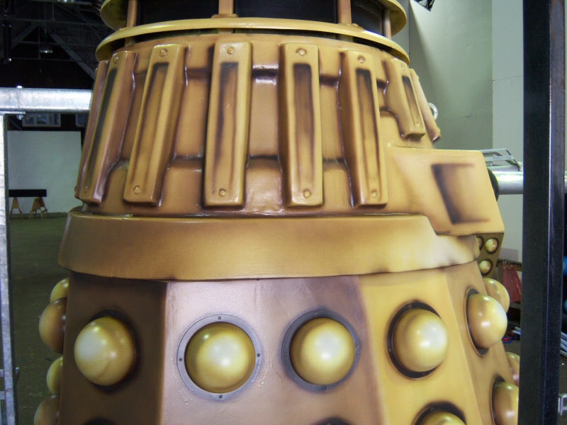 Photo - Dalek Road Feature (5 of 7) - Paint detail - Dr Who 2008 - Blackpool Illuminations Gallery - © Sarah Myerscough