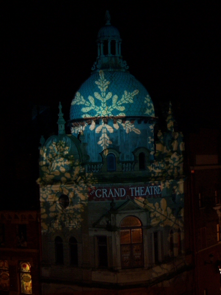 Photo - Snowflake slide - Grand Theatre Slides 2008 - Blackpool Illuminations Gallery - © Sarah Myerscough